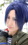 blue_hair camouflage cosplay crossplay jacket katekyo_hitman_reborn! kaya rokudou_mukuro tshirt rating:Safe score:0 user:nil!