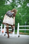 backpack blouse hairbow jumper tagme_model thighhighs zettai_ryouiki rating:Safe score:1 user:nil!