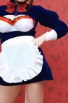 apron chocoball cleavage cosplay kara_no_naka_no_kotori maid maid_uniform myuha_resurei pantyhose sheer_legwear rating:Safe score:0 user:nil!