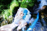 aqua_hair cosplay dress hatsune_miku panties saku scene_ever_4 twintails veil vocaloid wet rating:Safe score:1 user:nil!