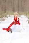 blonde_hair boots braid cosplay dress fate/series fate/stay_night kamui_arisa red_moon saber rating:Safe score:0 user:nil!