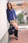blouse bookbag coat dgc_0913 kimura_aoi kneesocks pleated_skirt school_uniform skirt sweater_vest rating:Safe score:2 user:nil!