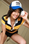 baseball baseball_cap kneesocks otomo_sayuri polo_shirt shorts striped rating:Safe score:4 user:nil!