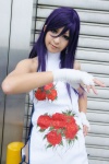 bandaged_hands cosplay ikkitousen kanu_unchou purple_hair qipao sei rating:Safe score:0 user:Log