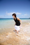 beach blouse kichise_michiko ocean silent_beauty skirt skirt_lift wet rating:Safe score:0 user:nil!