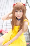 choker cosplay dress hair_pods hat hinanosuke neon_genesis_evangelion soryu_asuka_langley rating:Safe score:0 user:pixymisa