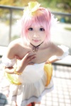 ahiru cosplay dress hairbow pink_hair princess_tutu zero_inch rating:Safe score:3 user:xkaras
