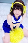 cheerleader cosplay hairband headband namada skirt suzumiya_haruhi suzumiya_haruhi_no_yuuutsu rating:Safe score:0 user:Log