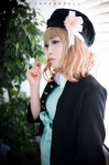 amnesia beret blonde_hair cardigan cosplay dress heroine_(amnesia) tomiaaaaaaa rating:Safe score:0 user:nil!