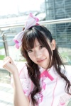 amaguri_irufu blouse cosplay hairbow idolmaster idolmaster_cinderella_girls shimamura_uzuki rating:Safe score:0 user:pixymisa