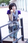 aonyan scarf torn_clothes track_jacket trap trousers tshirt rating:Safe score:0 user:pixymisa