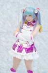 boots cosplay elbow_gloves gloves miniskirt multi-colored_hair shirokuji skirt sleeveless_blouse tagme_character tagme_series twintails rating:Safe score:0 user:nil!