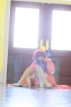 amatsuka_miyu cosplay dress hat patchouli_knowledge purple_hair robe thighhighs touhou rating:Safe score:0 user:nil!