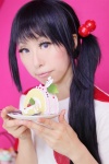 alice_mixs cosplay kamui_arisa k-on! nakano_azusa side_ponytail tshirt rating:Safe score:0 user:nil!