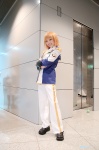 blonde_hair cagalli_yula_athha cosplay gundam gundam_seed raku_kyouko uniform rating:Safe score:0 user:nil!