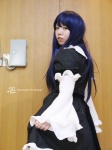 bernkastel blue_hair cosplay dress dress_lift murika tail umineko_no_naku_koro_ni rating:Safe score:0 user:nil!