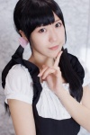 apron cosplay dress hair_ties maid maid_uniform original twintails uzuki rating:Safe score:0 user:pixymisa