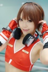 cosplay croptop fingerless_gloves gloves headset kipi meiko vocaloid rating:Safe score:1 user:nil!