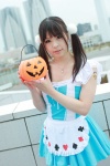 alice_(wonderland) cosplay dress jack-o-lantern katou_mari necklace original twintails rating:Safe score:0 user:pixymisa