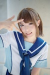 aki_(iv) anegasaki_nene cosplay love_plus pleated_skirt sailor_uniform school_uniform skirt rating:Safe score:1 user:nil!