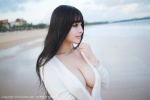 barbie beach cardigan cleavage ocean xiuren_150 rating:Safe score:1 user:nil!