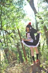 amatsuka_miyu blouse cosplay fan kneesocks pleated_skirt shameimaru_aya skirt skirt_lift tokin_hat touhou wings rating:Safe score:0 user:nil!