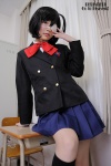 another blazer blouse bowtie cosplay eyepatch kneehighs misaki_mei natsuki_(iii) pleated_skirt skirt rating:Safe score:1 user:pixymisa