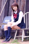 blouse costume kneesocks miniskirt pleated_skirt school_uniform skirt sock_pull tokito_ami vest rating:Safe score:0 user:nil!