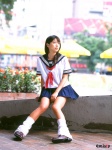 costume kasai_nana loose_socks miniskirt pleated_skirt sailor_uniform school_uniform skirt socks rating:Safe score:2 user:nil!