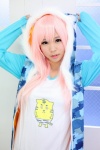 cat_hoodie cosplay itsuki_akira nitro_super_sonic pink_hair super_akira super_soniko tank_top rating:Safe score:0 user:nil!