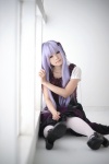 atelier_(series) atelier_totori cosplay dress hair_ribbons pamela_ibiss pantyhose purple_hair shirayuki_himeno rating:Safe score:3 user:nil!