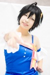armbands cosplay dress idolmaster kikuchi_makoto yuzuki_yuzun rating:Safe score:0 user:pixymisa
