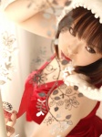 cosplay cyborg_nene dress original santa_costume stocking_cap rating:Safe score:1 user:nil!