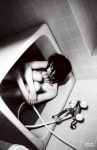 bathroom bathtub black_&_white cleavage miss_actress_85 nude suzuki_akina wet rating:Questionable score:0 user:nil!