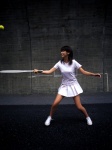 kosaka_yuka ns_eyes_317 pleated_skirt skirt tennis_racket tshirt rating:Safe score:0 user:nil!