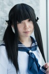 azumi_(iii) blouse cosplay hairbows original sailor_uniform scarf school_uniform twintails rating:Safe score:0 user:pixymisa