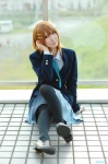 blazer blouse cosplay hair_clips hirasawa_yui k-on! pantyhose pleated_skirt rinami school_uniform skirt rating:Safe score:2 user:nil!