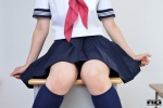 kneesocks pleated_skirt rq-star_823 sailor_uniform sayaka_aoi school_uniform skirt rating:Safe score:0 user:nil!