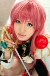 cosplay pantyhose pink_hair revolutionary_girl_utena saya sword tenjou_utena uniform rating:Safe score:0 user:nil!