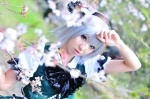 blouse cosplay hairband jigoku_yuugi konpaku_youmu miniskirt silver_hair skirt touhou vest rating:Safe score:0 user:nil!