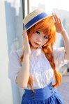 blouse cosplay hat red_hair skirt suu tagme_character tagme_series twin_braids rating:Safe score:1 user:pixymisa