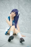 blue_hair cosplay hiradaira_chisaki hiyori nagi_no_asukara pantyhose sailor_dress school_uniform sheer_legwear side_ponytail socks rating:Safe score:0 user:nil!