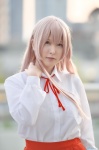 blonde_hair blouse cosplay narihara_riku pleated_skirt skirt tagme_character tagme_series rating:Safe score:0 user:nil!