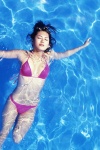 bikini cleavage glitter pool swimsuit wet yabuki_haruna rating:Safe score:1 user:nil!