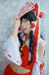 blouse cosplay detached_sleeves hairbow hakurei_reimu miko satori skirt touhou rating:Safe score:1 user:nil!