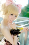 blonde_hair cosplay dress hairbow hayase_ami tagme_character tagme_series rating:Safe score:1 user:nil!