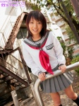 costume kneesocks murakami_airi pleated_skirt sailor_uniform school_uniform skirt rating:Safe score:0 user:nil!