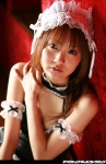 apron camisole cleavage costume hairband hamada_shouko maid maid_uniform miniskirt skirt rating:Safe score:0 user:nil!