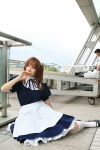 apron cosplay hairband kneehighs maid maid_uniform original rito rating:Safe score:1 user:nil!