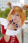 alice_parade animal_ears cat_ears cleavage collar cosplay dress ibara multi-colored_hair neko-san rating:Safe score:0 user:nil!